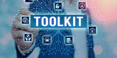 Adobe Stock Image of Technology Toolkit Artwork