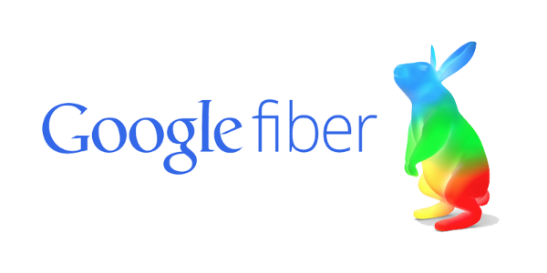 Google Fiber Logo on a transparent background.