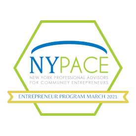 Program Logo for the New York Professional Advisors for Community Entrepreneurs (NYPACE) group.